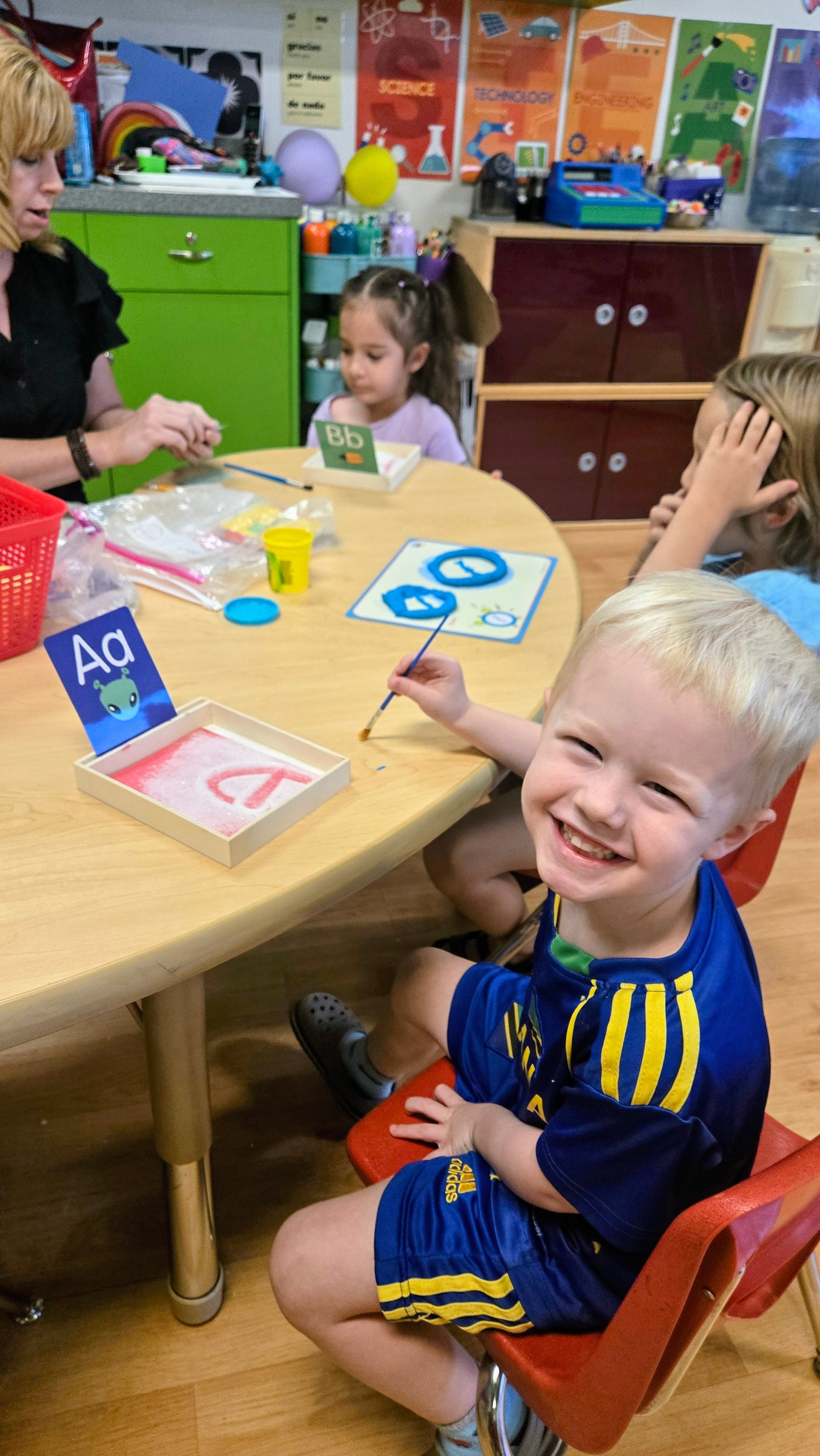 Pre-K (4s) Curriculum class at Curious Kids Preschool