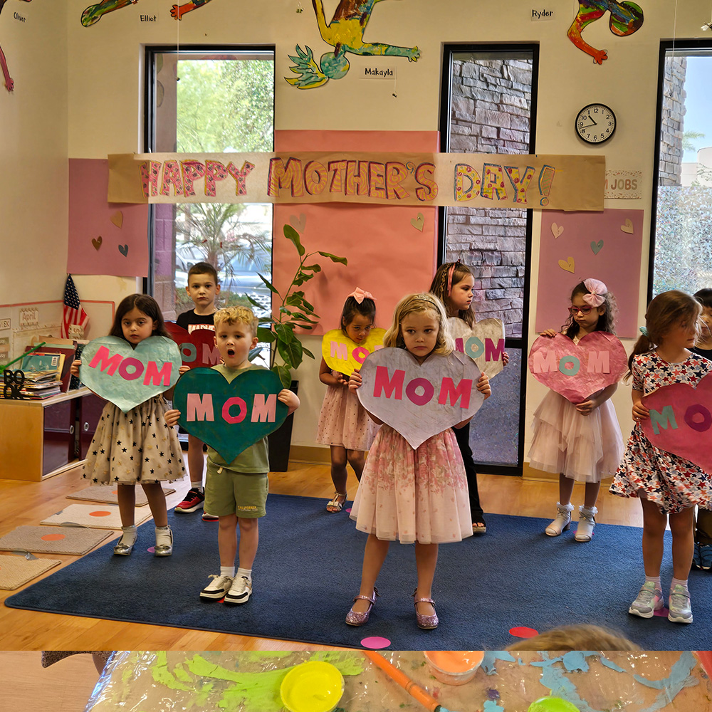 Mother's Day muffins with moms at Curious Kids